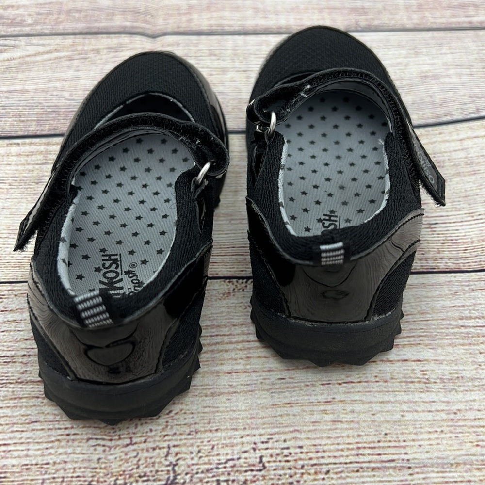 OshKosh Black Maryjanes Sz 8 - Picture 5 of 5
